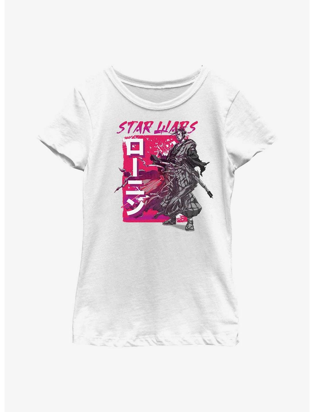 Star Wars: Visions Samurai Youth Girls T-Shirt, WHITE, hi-res