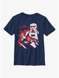 Star Wars: Visions Nice Ride For A Trooper Youth T-Shirt, NAVY, hi-res