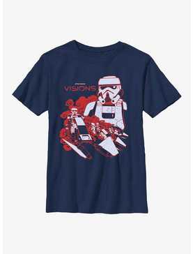 Star Wars: Visions Nice Ride For A Trooper Youth T-Shirt, , hi-res