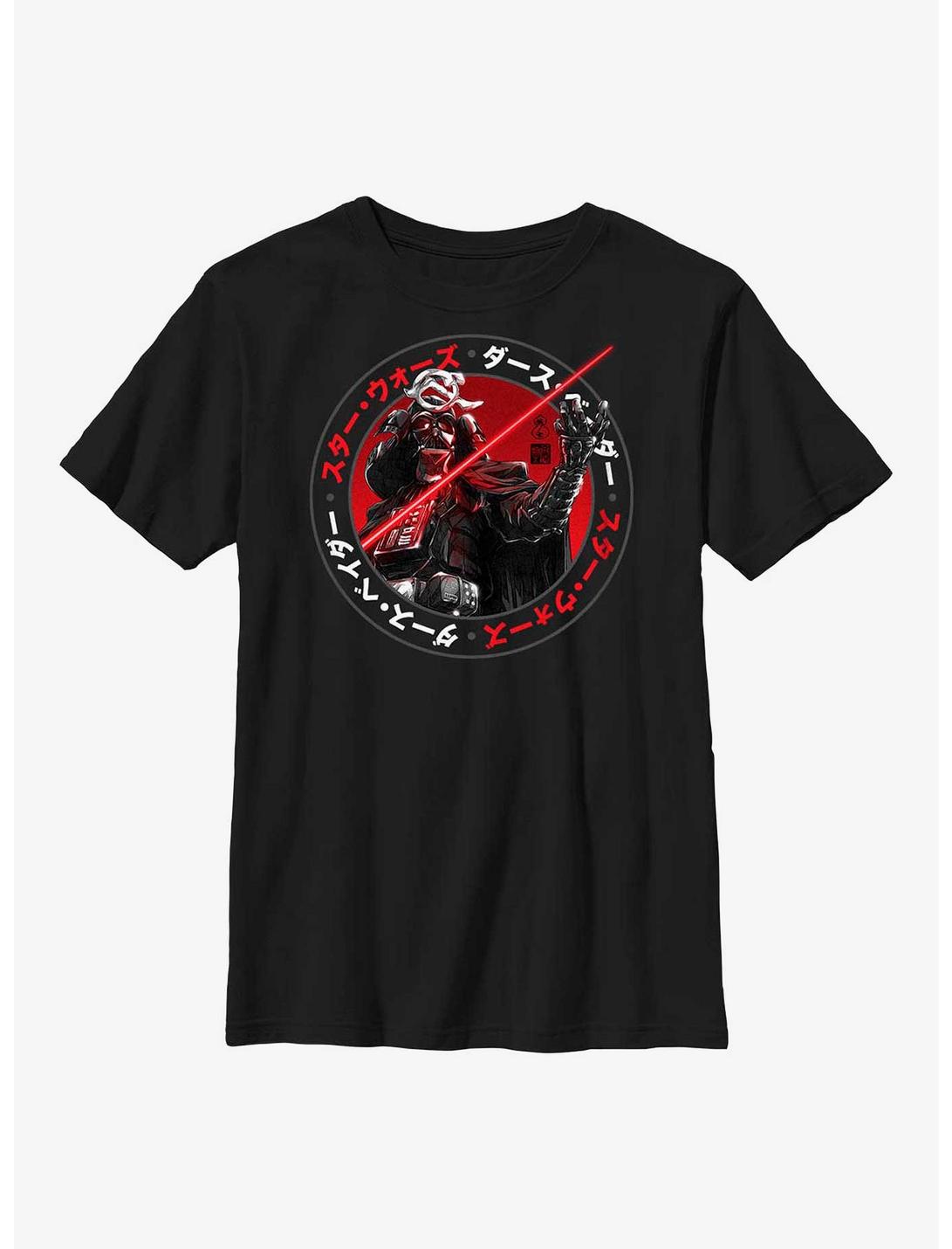 Star Wars: Visions Samurai Vader Youth T-Shirt, BLACK, hi-res