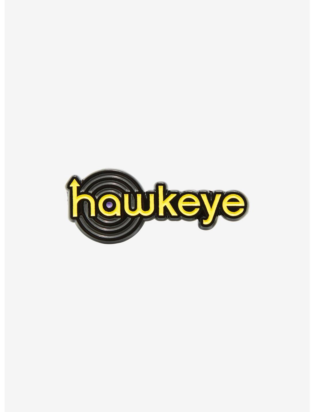 Marvel Hawkeye Logo Enamel Pin - BoxLunch Exclusive, , hi-res
