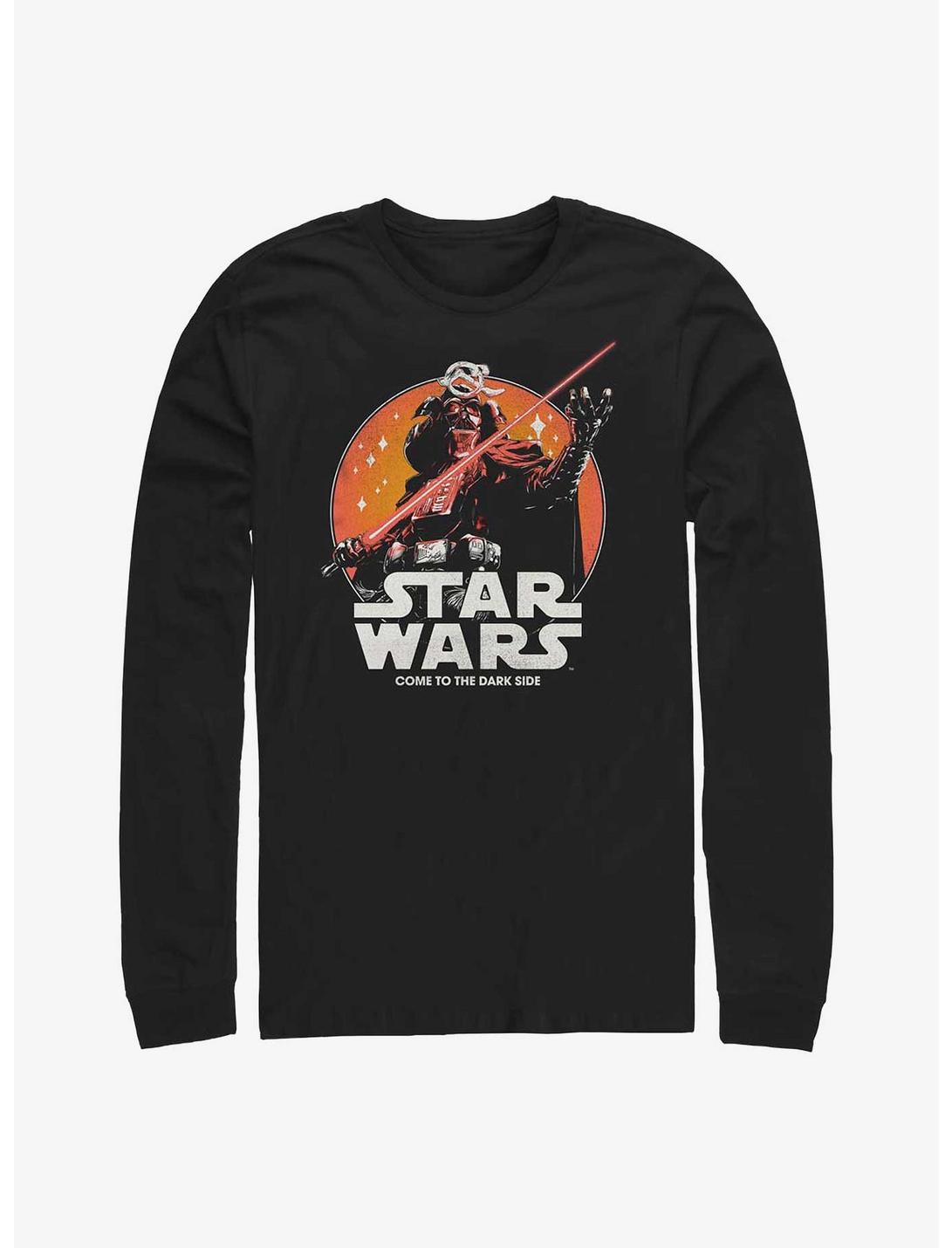 Star Wars: Visions Closeup Vader Long-Sleeve T-Shirt, BLACK, hi-res