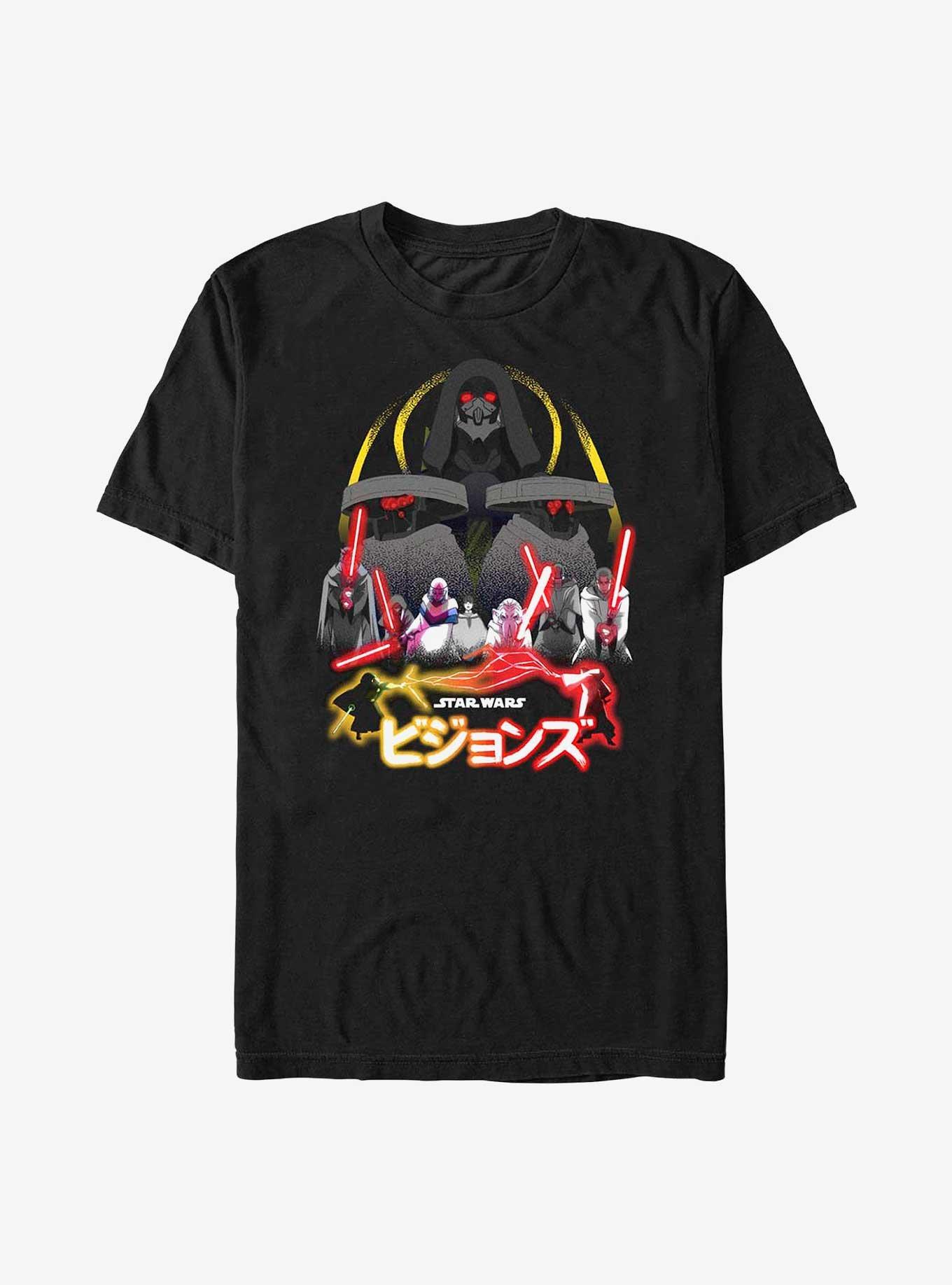 Star Wars: Visions 9th Jedister T-Shirt, BLACK, hi-res