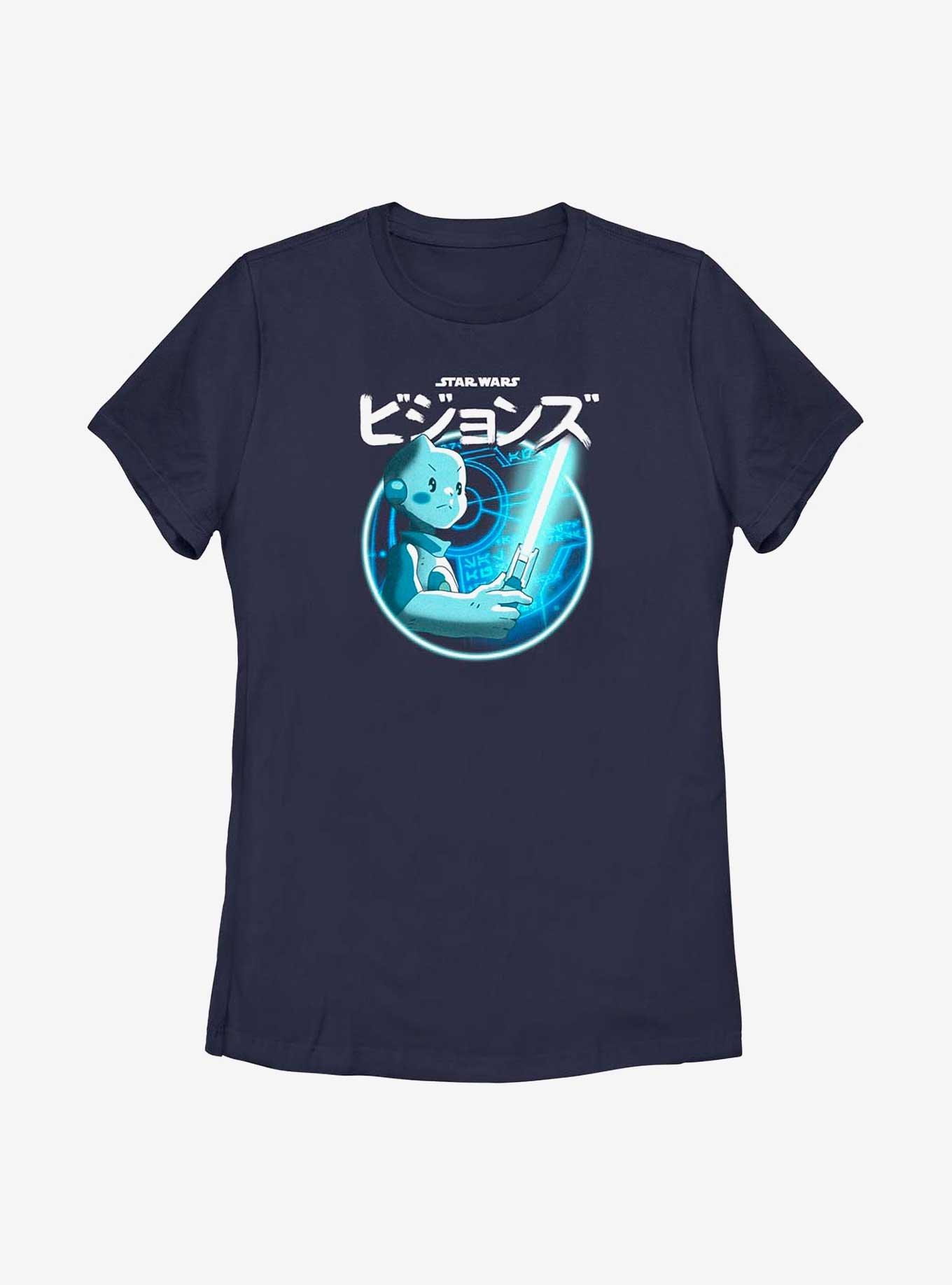 Star Wars: Visions T0B1 Saber Womens T-Shirt, NAVY, hi-res