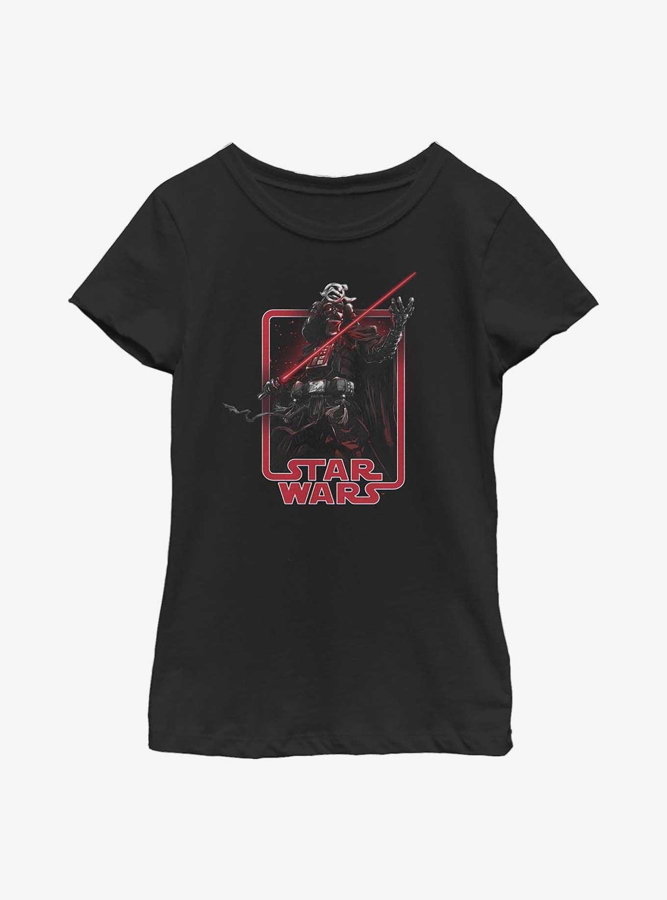 Star Wars: Visions Sam Vader Youth Girls T-Shirt, BLACK, hi-res