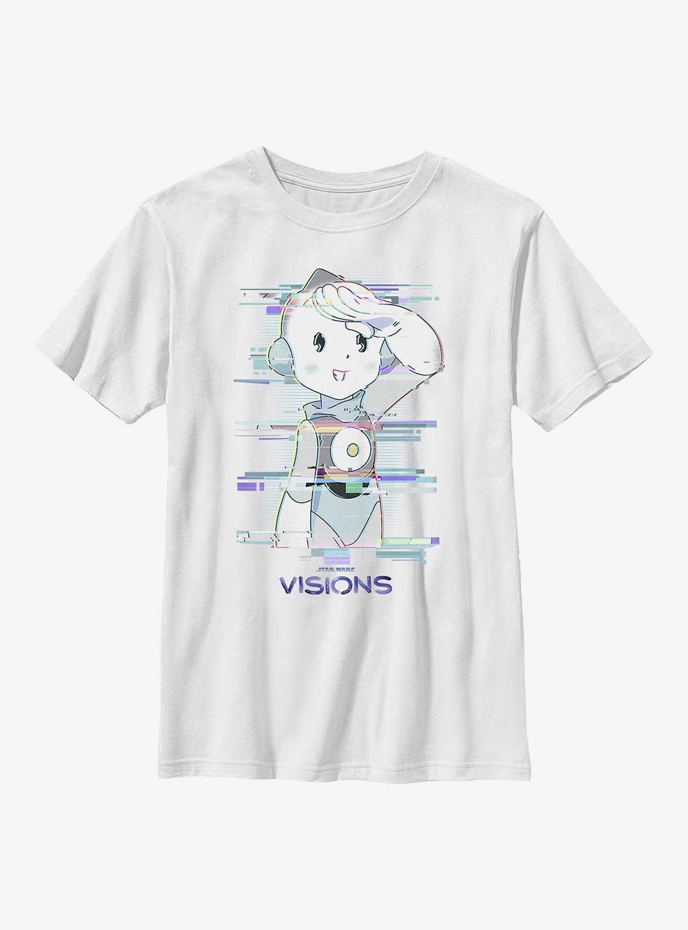 Star Wars: Visions Salute Youth T-Shirt, WHITE, hi-res