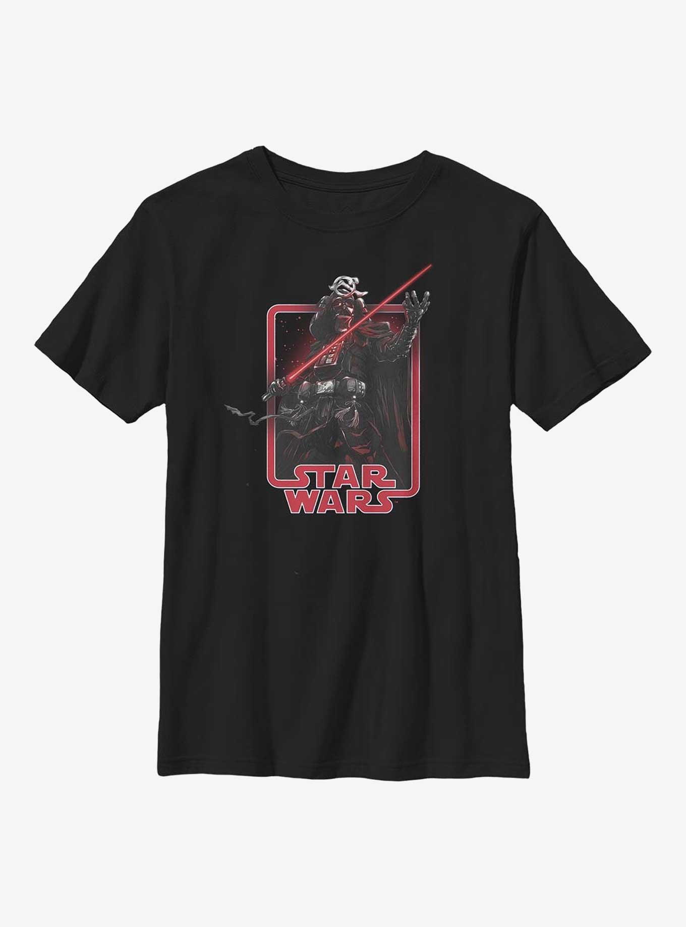 Star Wars: Visions Sam Vader Youth T-Shirt, BLACK, hi-res