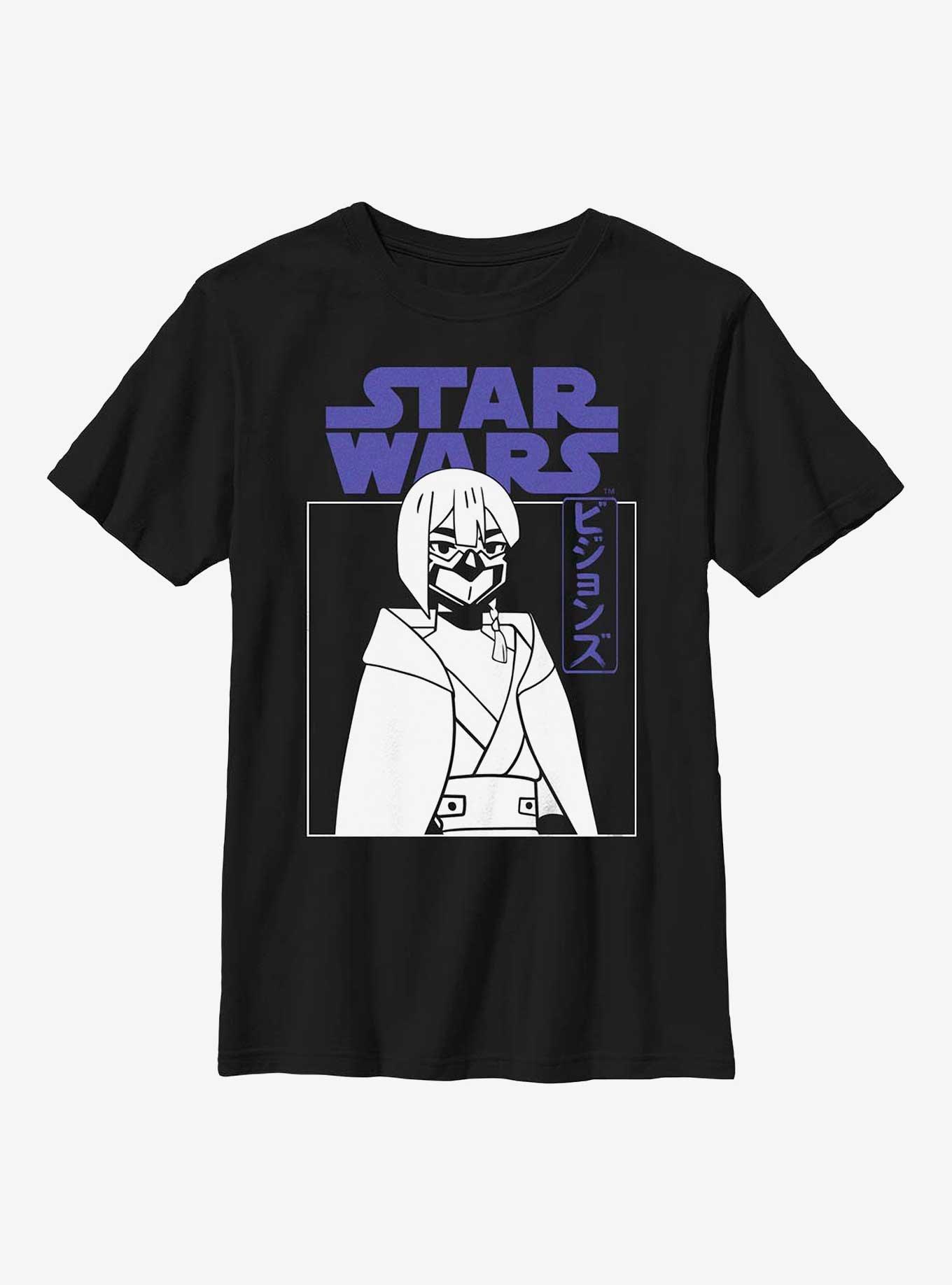 Star Wars: Visions Village Bride Masked Girl Youth T-Shirt, , hi-res