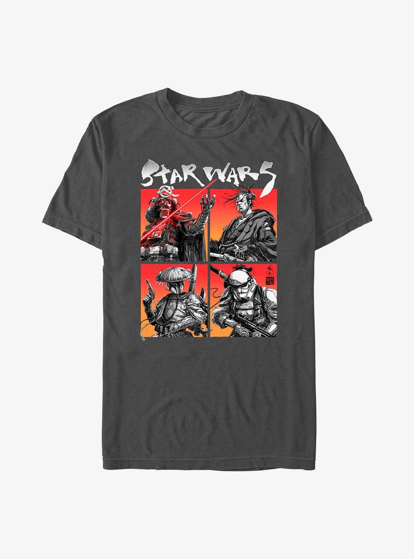 Star Wars: Visions Four On The Floor T-Shirt, CHARCOAL, hi-res view 1