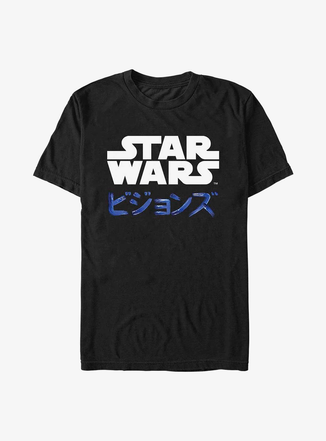Star Wars: Visions Japanese Text Logo T-Shirt, , hi-res