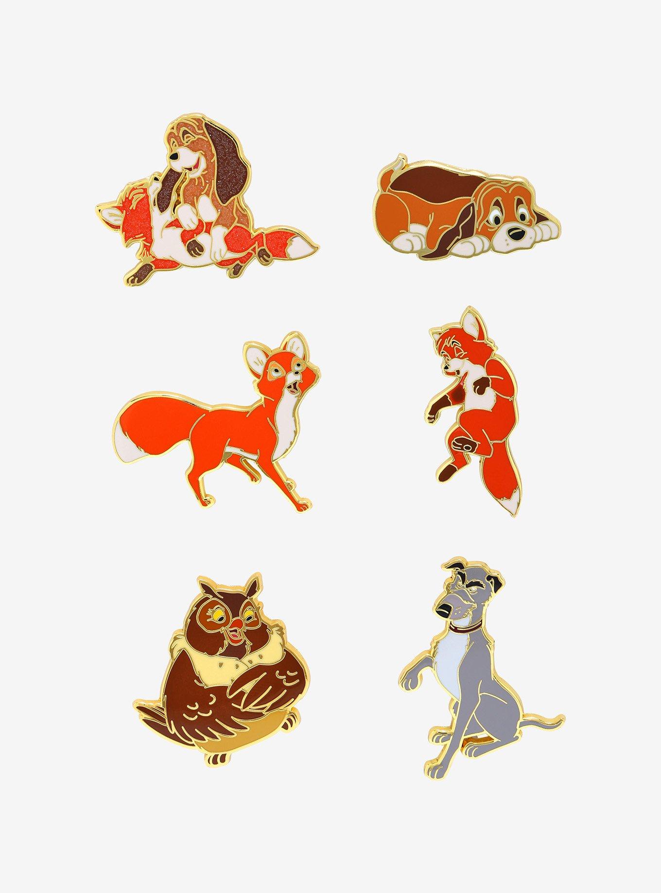 Loungefly Disney The Fox and the Hound Animal Friends Blind Box Enamel Pin, , hi-res