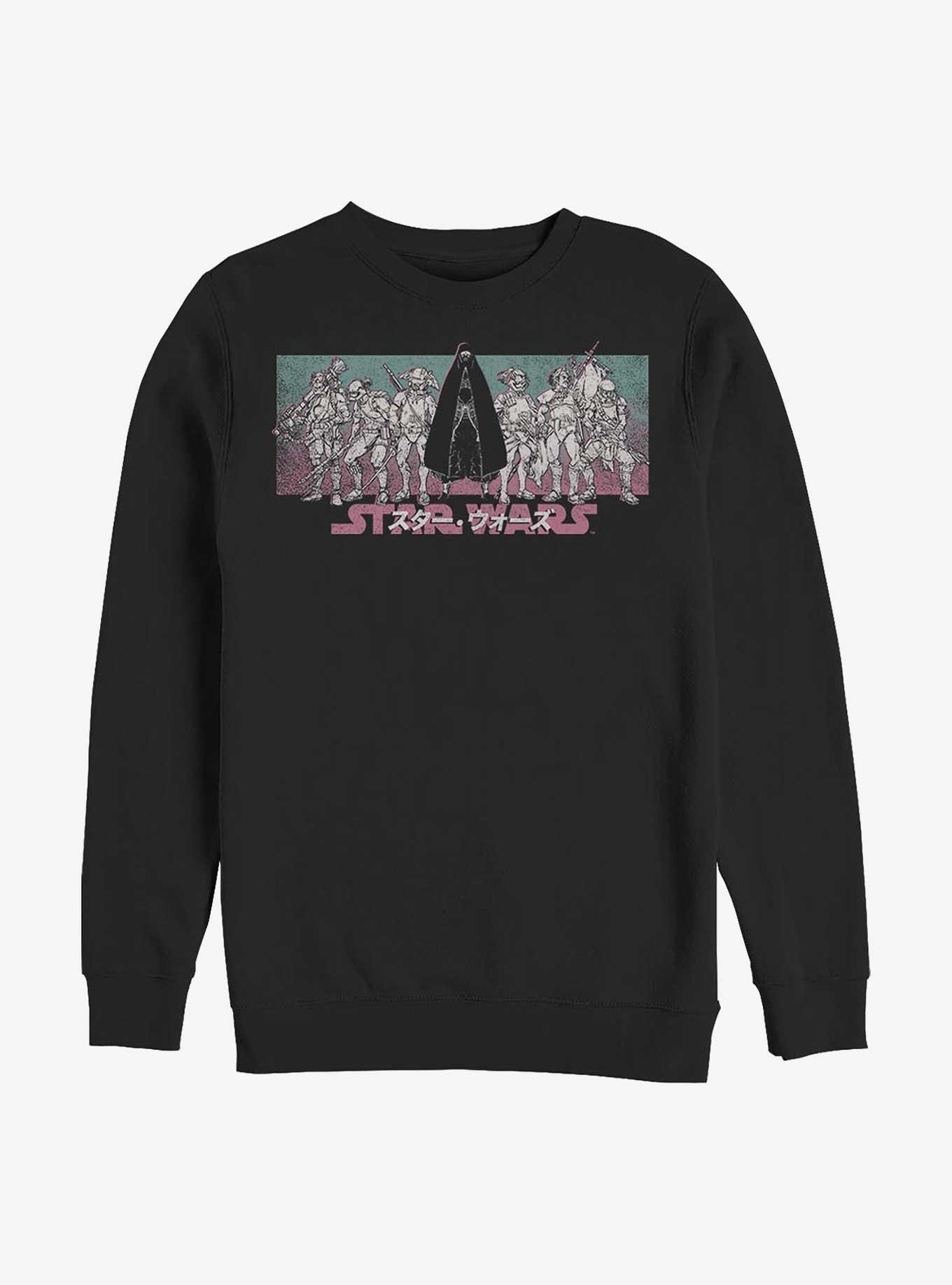 Star Wars: Visions Group Sweatshirt, BLACK, hi-res