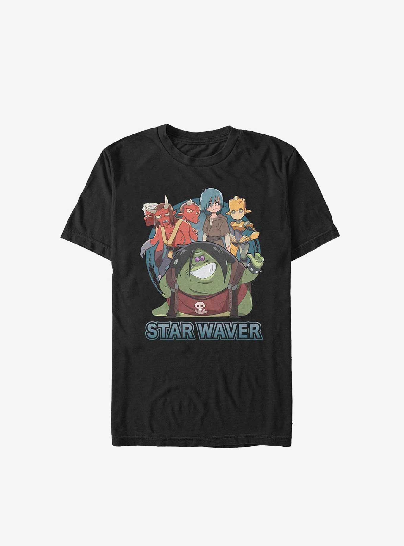 Star Wars: Visions Tatooine Rhapsody T-Shirt, BLACK, hi-res view 1