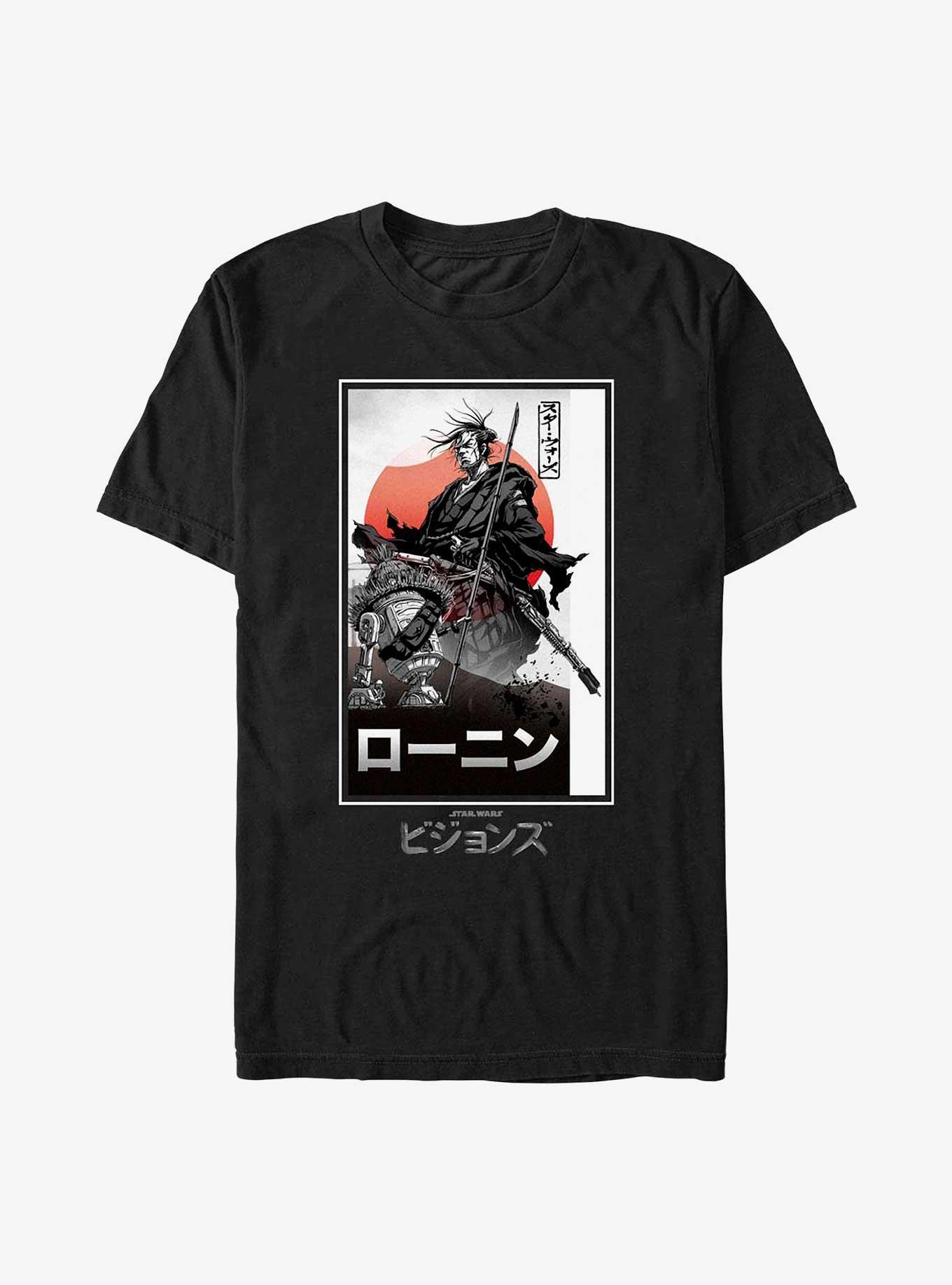 Star Wars: Visions The Duel Jedi T-Shirt, BLACK, hi-res