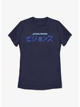 Star Wars: Visions Logo Combined Womens T-Shirt, NAVY, hi-res