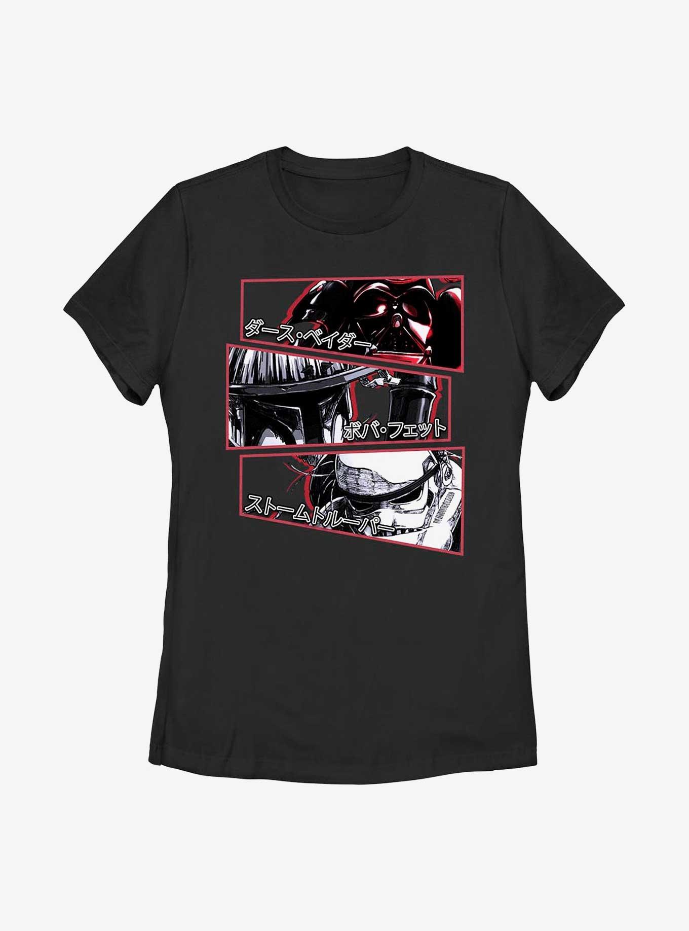 Star Wars: Visions Stacked Panels Womens T-Shirt, BLACK, hi-res