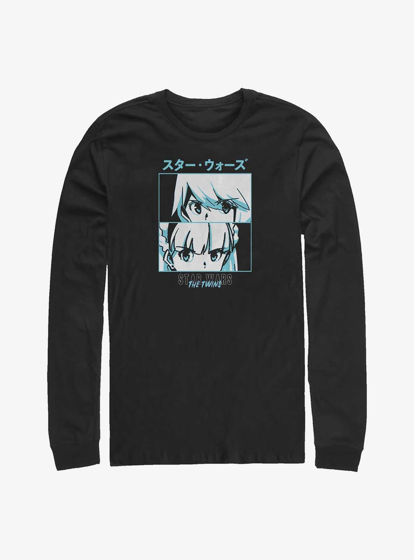 Star Wars: Visions Twins Boxed Long-Sleeve T-Shirt, BLACK, hi-res