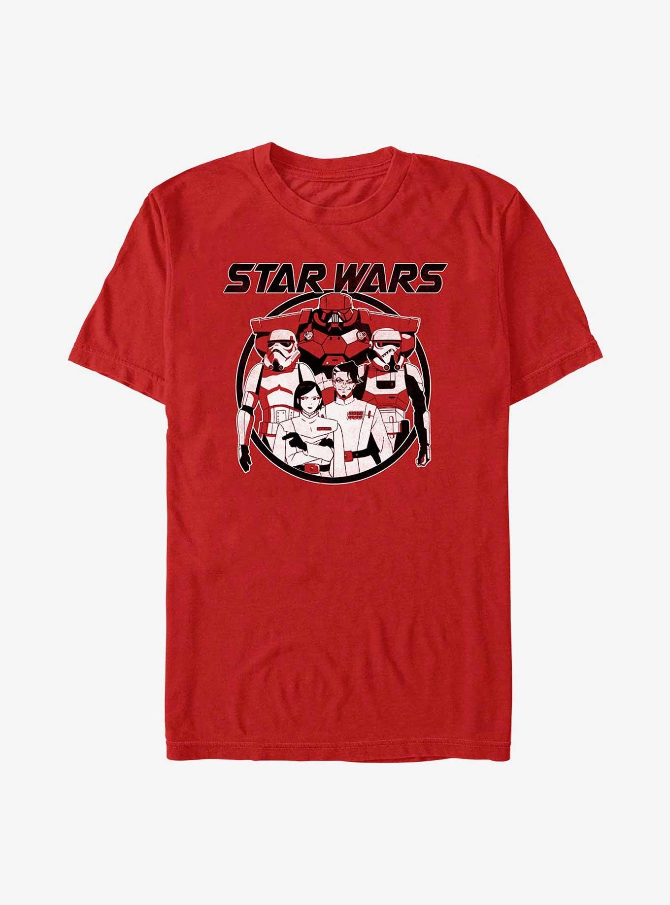 Star Wars: Visions Dark Side Anime T-Shirt, RED, hi-res