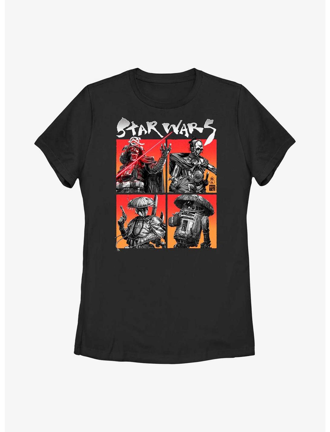 Star Wars: Visions Four On The Floor Womens T-Shirt, BLACK, hi-res