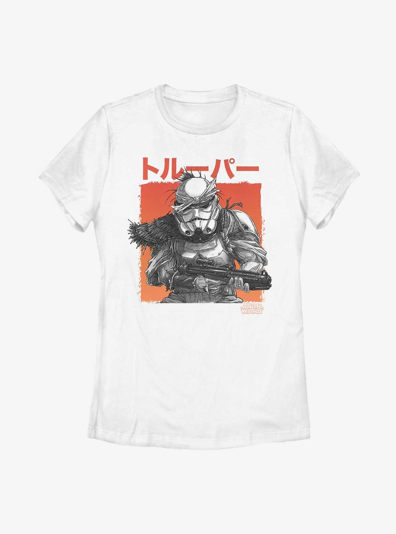 Star Wars: Visions Trooper Womens T-Shirt, WHITE, hi-res view 1