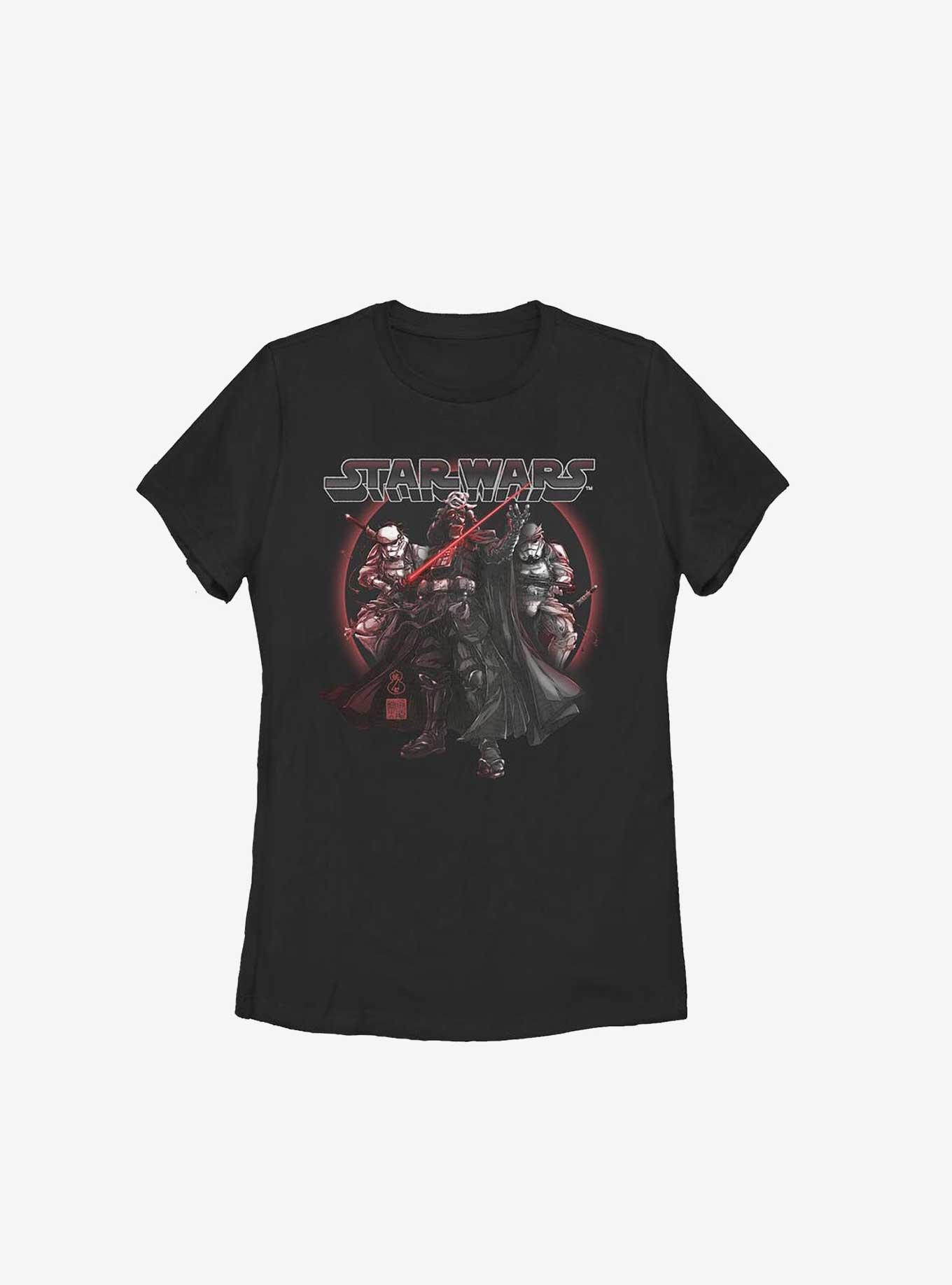 Star Wars: Visions Vader Womens T-Shirt, BLACK, hi-res