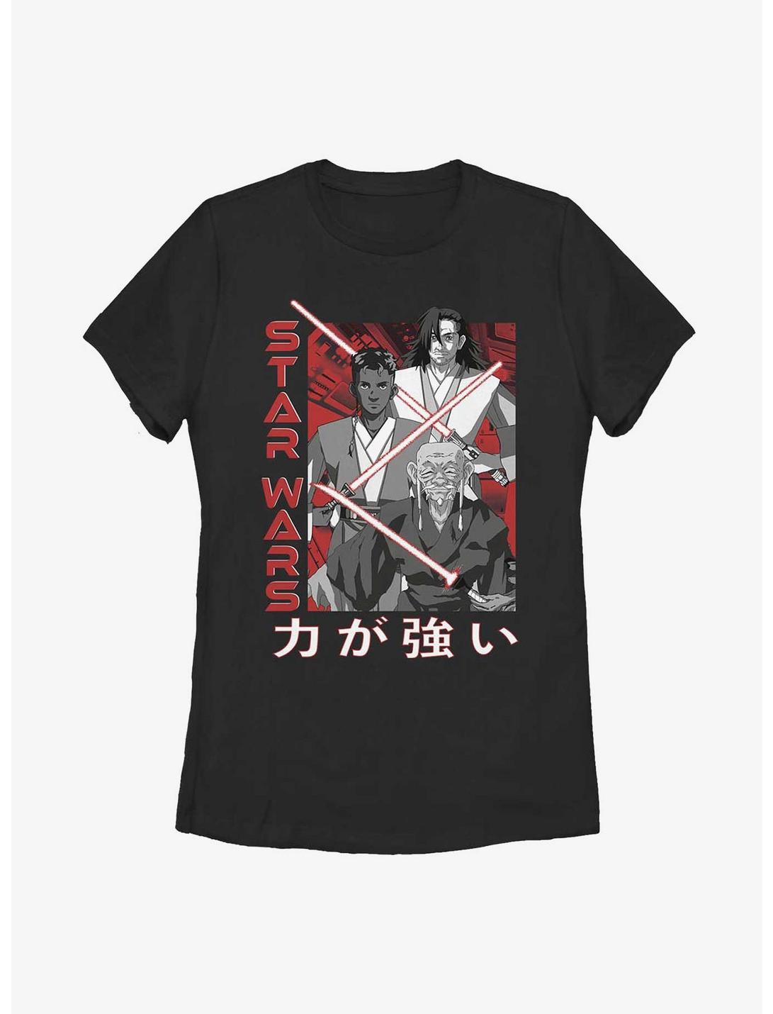 Star Wars: Visions Weapons Anime Womens T-Shirt, BLACK, hi-res