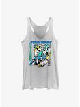 Star Wars: Visions Force Grid Womens Tank Top, WHITE HTR, hi-res