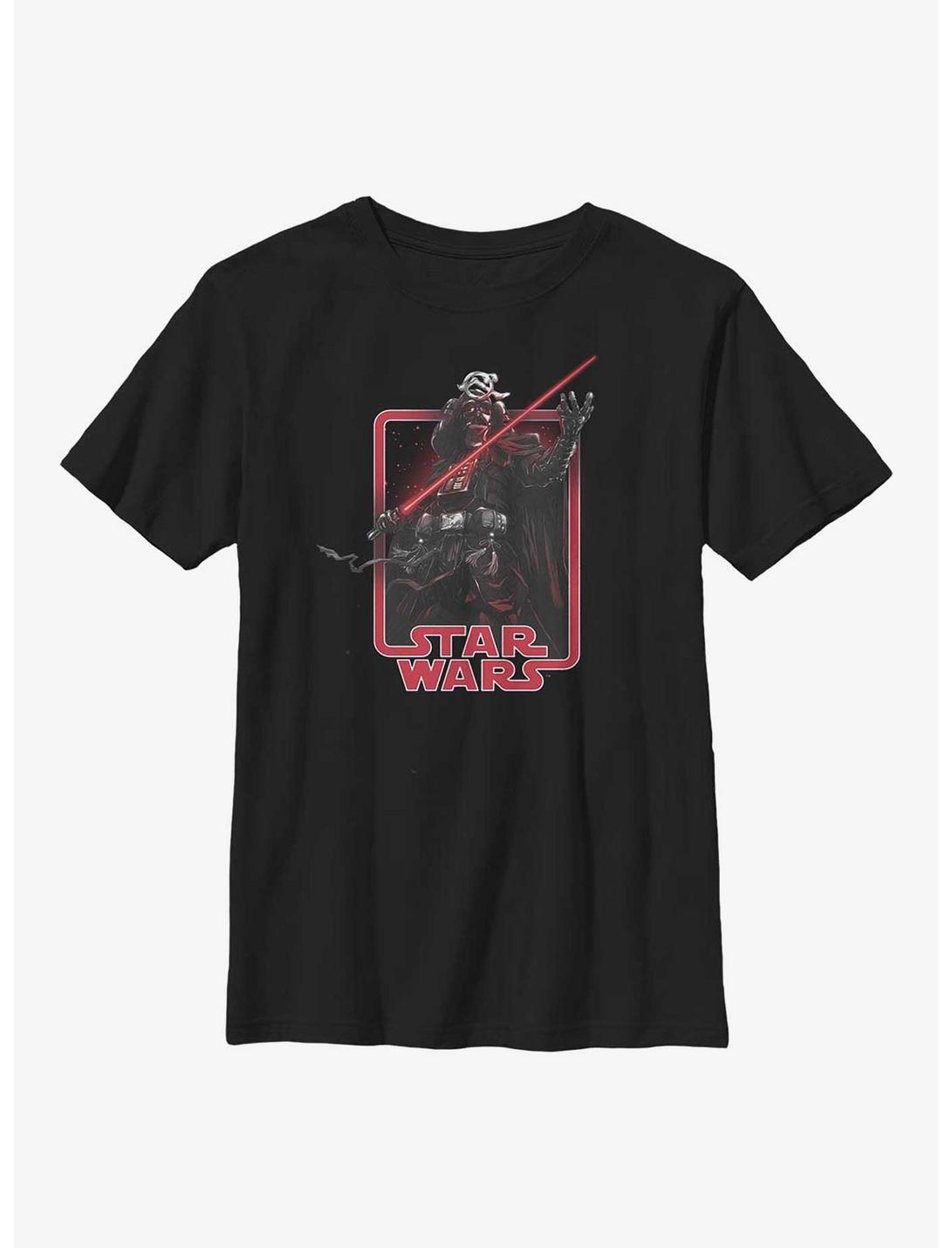 Star Wars: Visions Sam Vader Youth T-Shirt, BLACK, hi-res