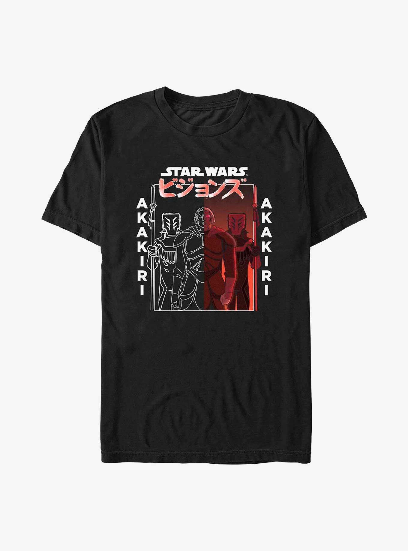 Star Wars: Visions Akakiri And Guards T-Shirt, BLACK, hi-res