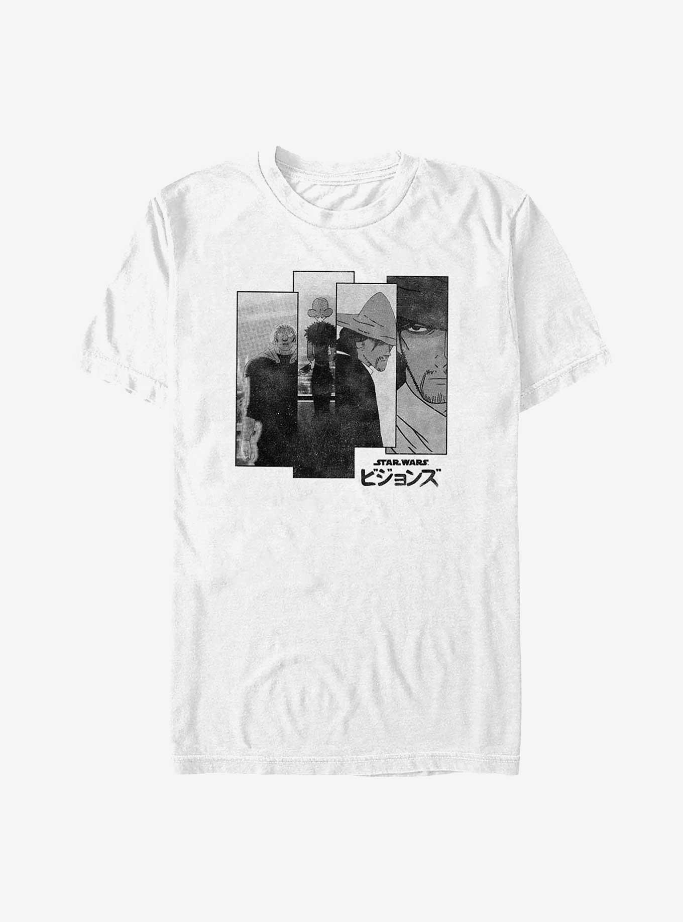 Star Wars: Visions Akakiri Panels T-Shirt, WHITE, hi-res