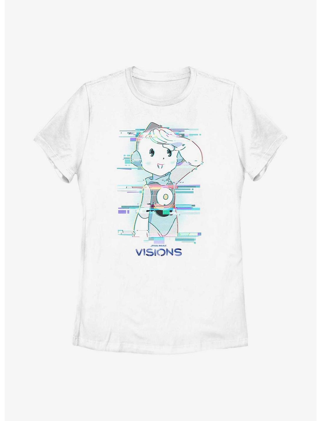 Star Wars: Visions Salute Womens T-Shirt, WHITE, hi-res
