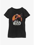 Star Wars: Visions Closeup Vader Youth Girls T-Shirt, BLACK, hi-res