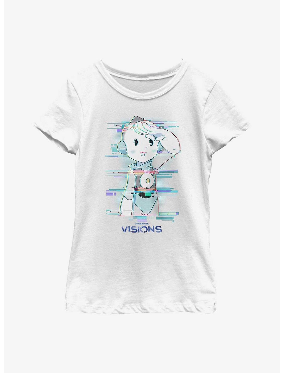 Star Wars: Visions Salute Youth Girls T-Shirt, WHITE, hi-res