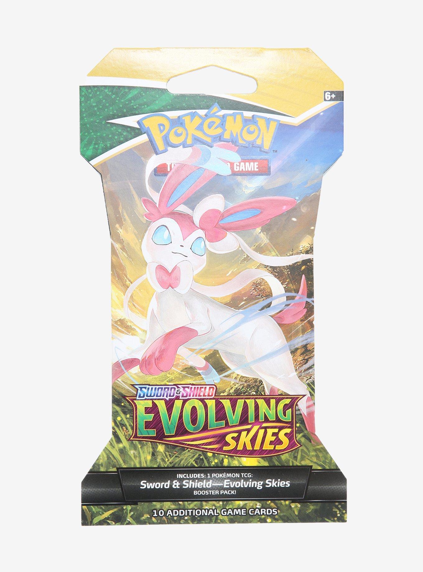 Pokemon Trading Card Game: Sword and Shield - Evolving Skies Three Booster  Packs for sale online