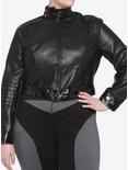 DC Comics The Batman Catwoman Faux Leather Jacket Plus Size, MULTI, hi-res