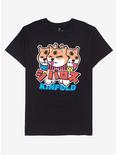 Three-Headed Shiba Kaiju T-Shirt By Kinfold, BLACK, hi-res