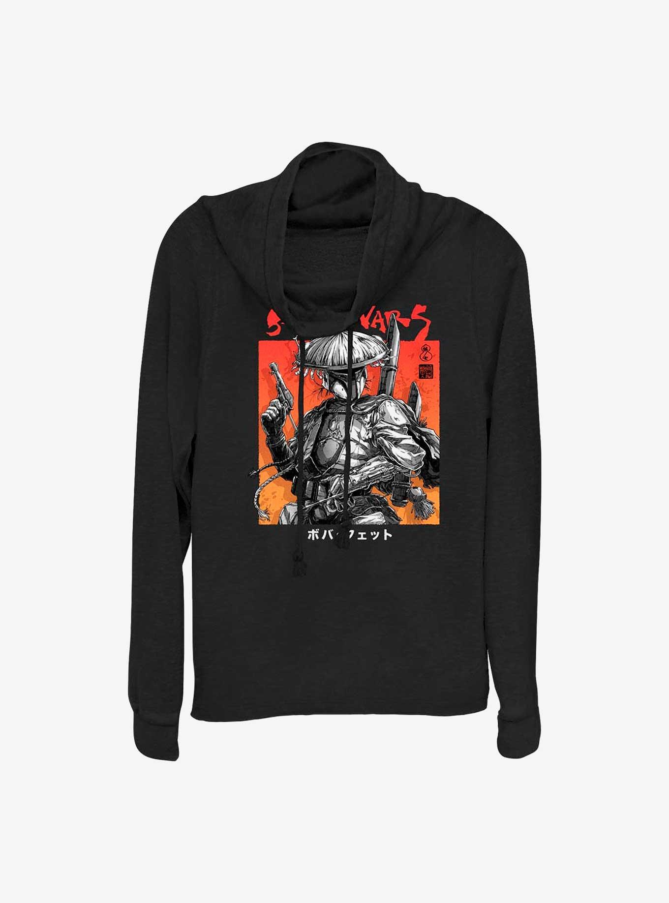 Star Wars: Visions Boba Fett Wanderer Cowlneck Long-Sleeve Girls Top, , hi-res