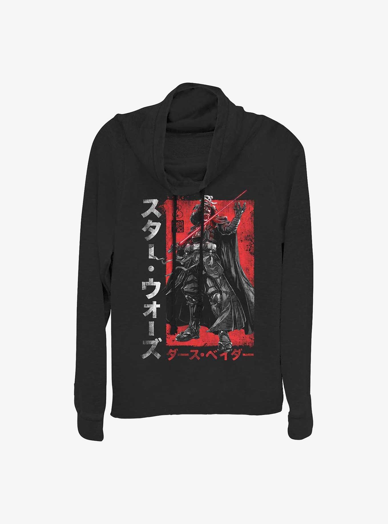 Star Wars: Visions Darth Vader Samurai Cowlneck Long-Sleeve Girls Top, , hi-res