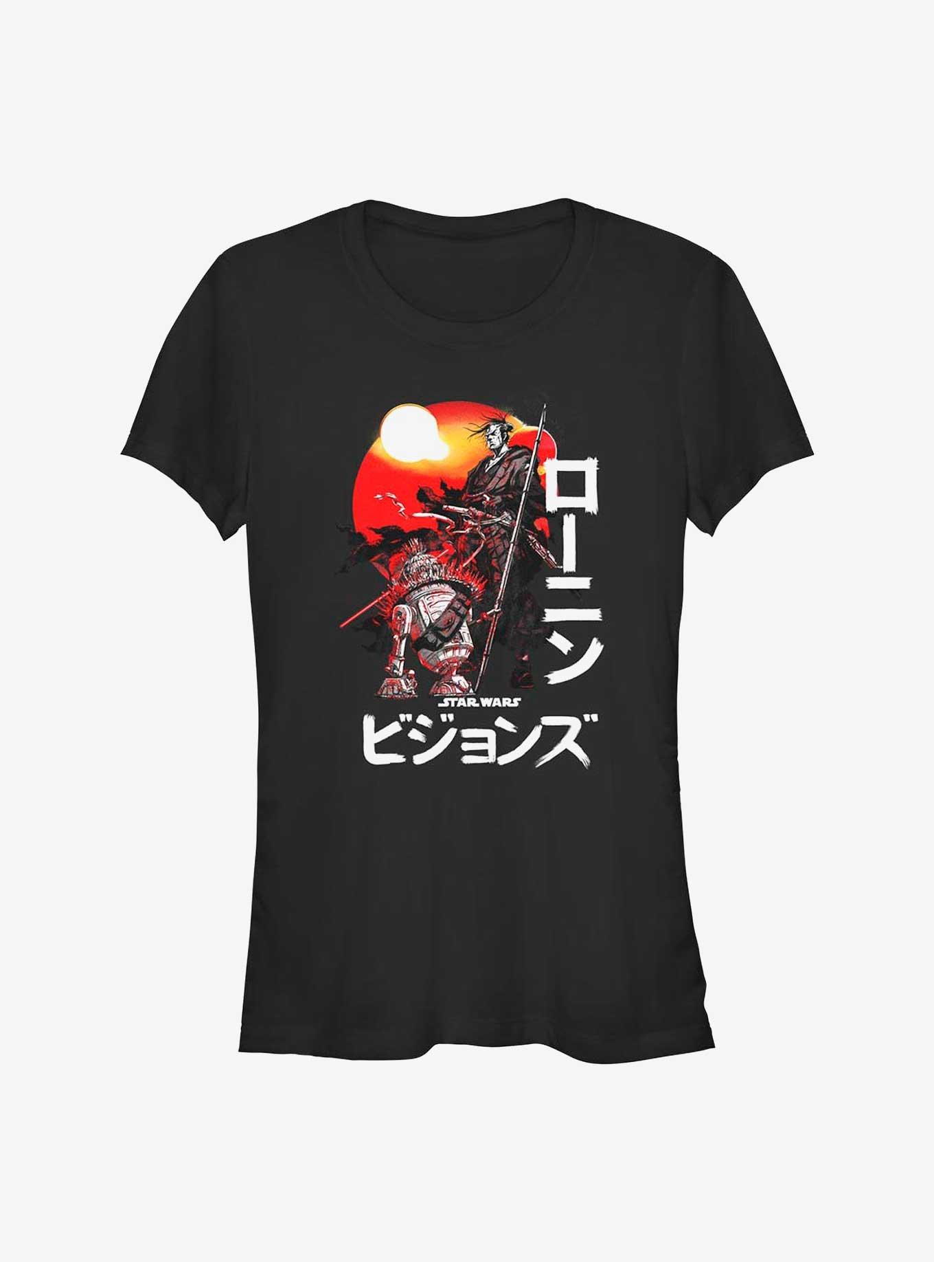 Star Wars: Visions Droid & Ronin Samurai Girls T-Shirt, BLACK, hi-res