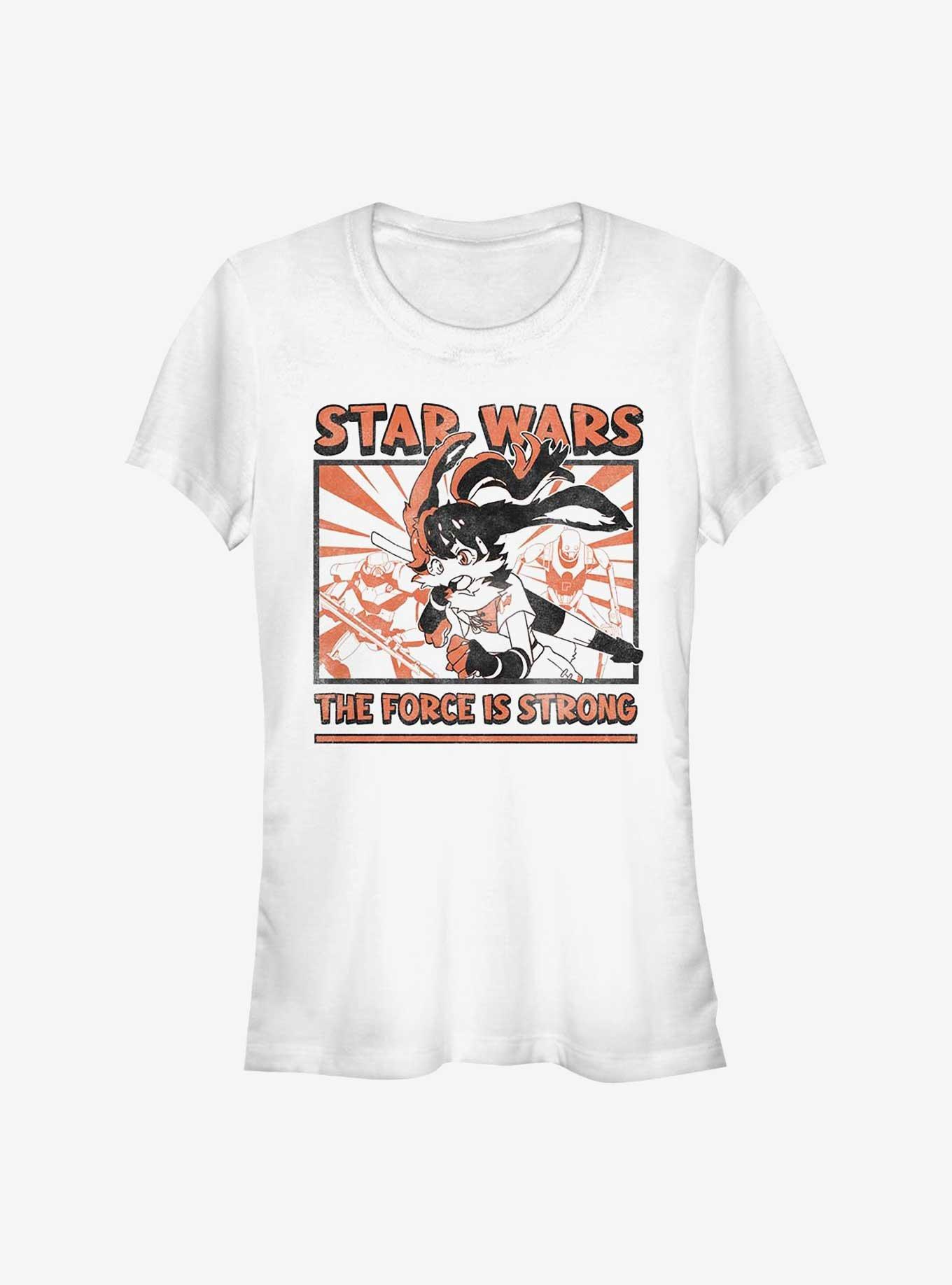 Star Wars: Visions The Force Is Strong In Lop Girls T-Shirt, WHITE, hi-res