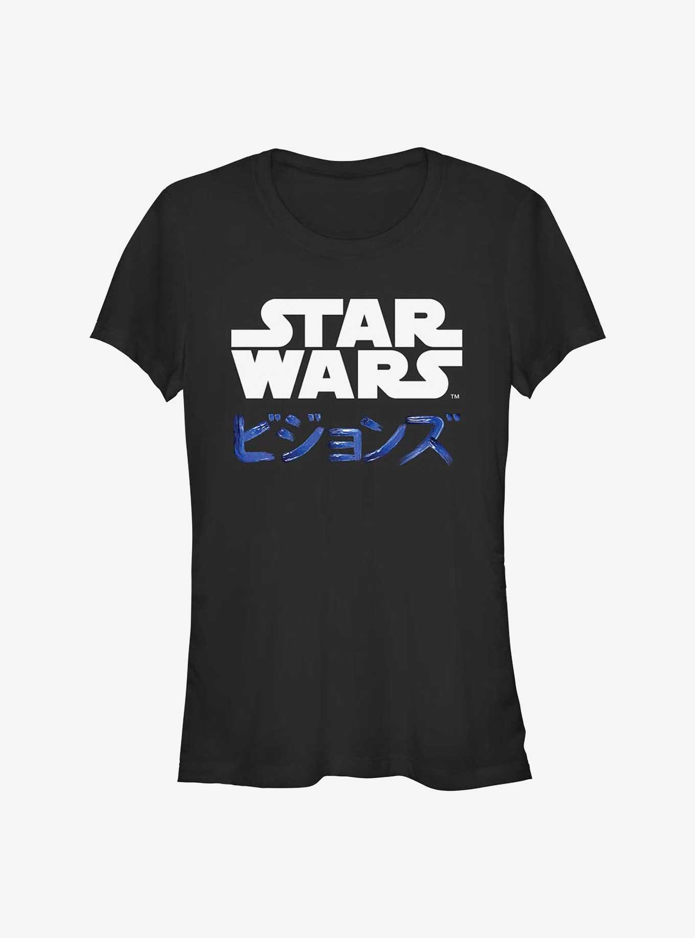 Star Wars: Visions Kanji Logo Girls T-Shirt, BLACK, hi-res
