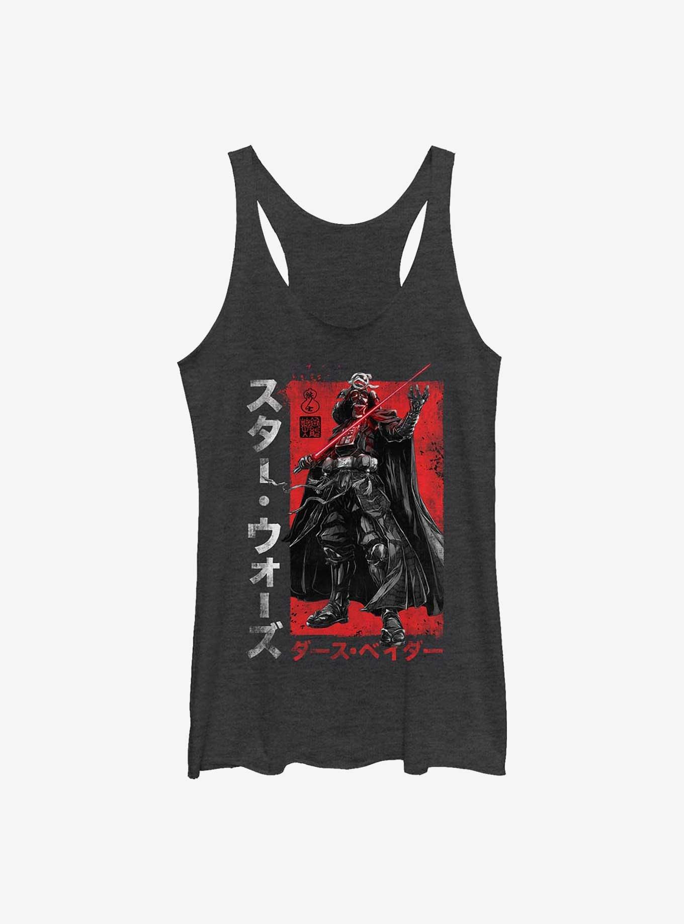 Star Wars: Visions Darth Vader Samurai Girls Tank, BLK HTR, hi-res