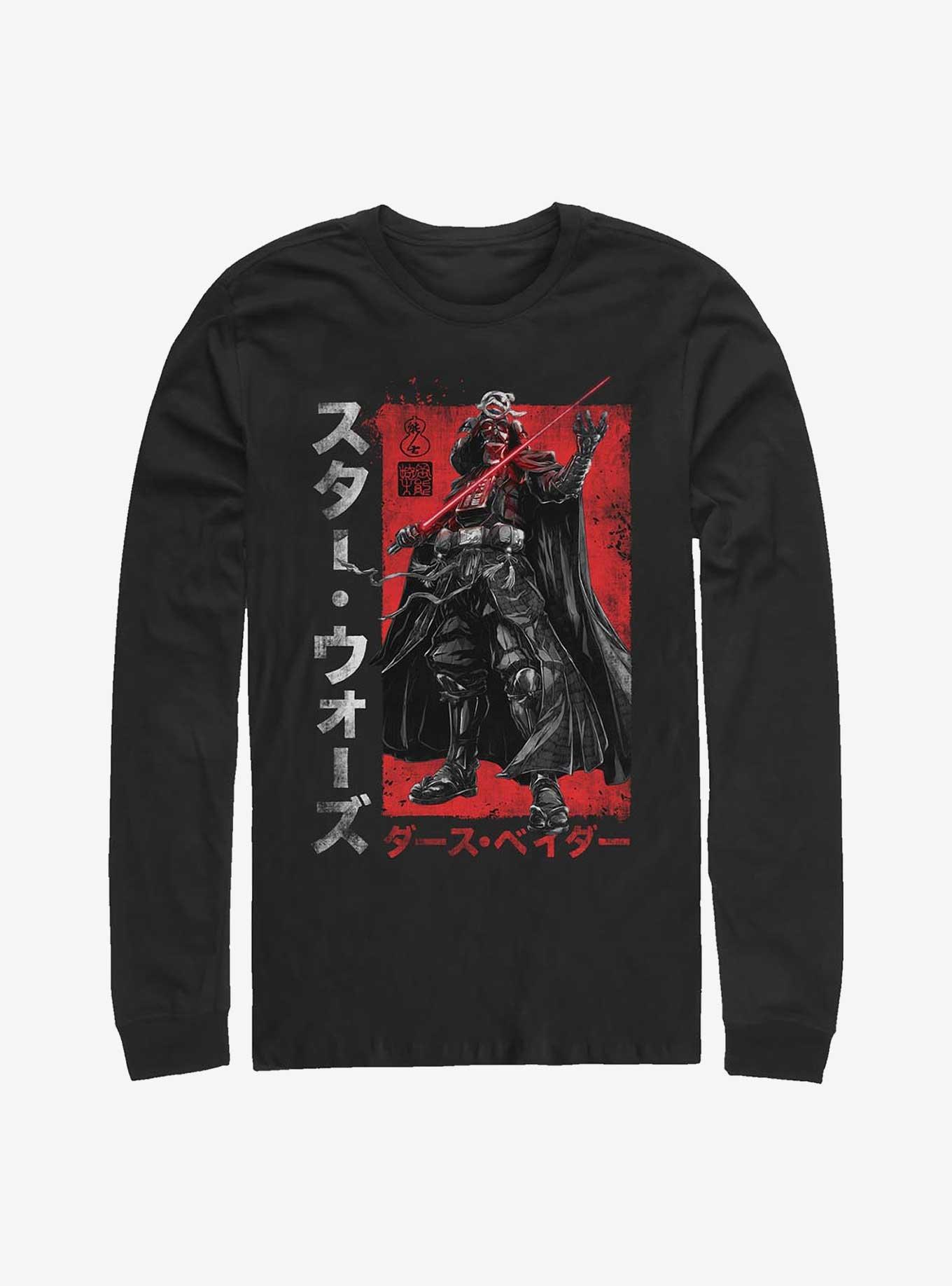 Star Wars: Visions Darth Vader Samurai Long-Sleeve T-Shirt, BLACK, hi-res