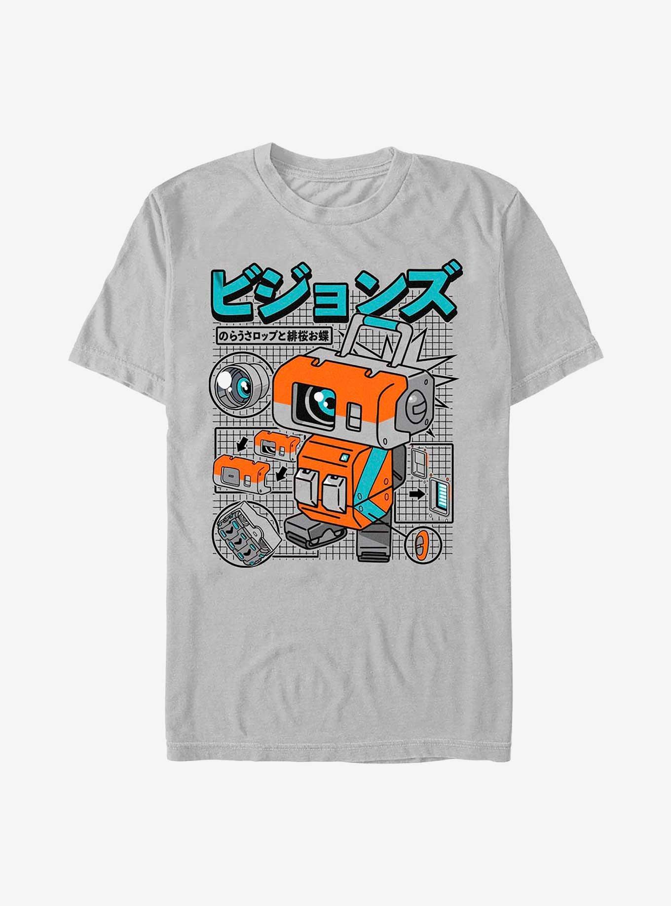 Star Wars: Visions Droid Parts T-Shirt, SILVER, hi-res