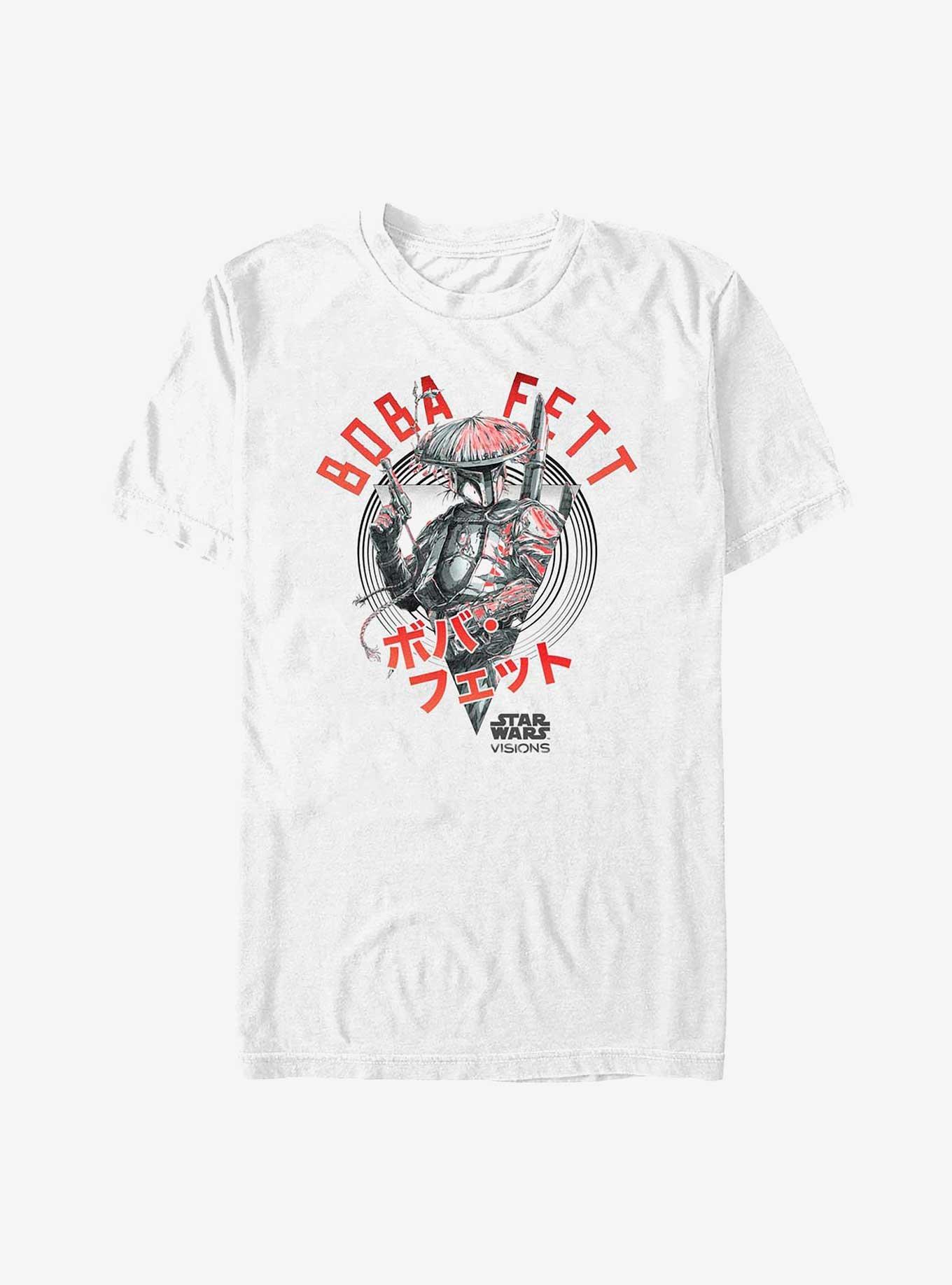 Star Wars: Visions The Boba Fett T-Shirt, WHITE, hi-res