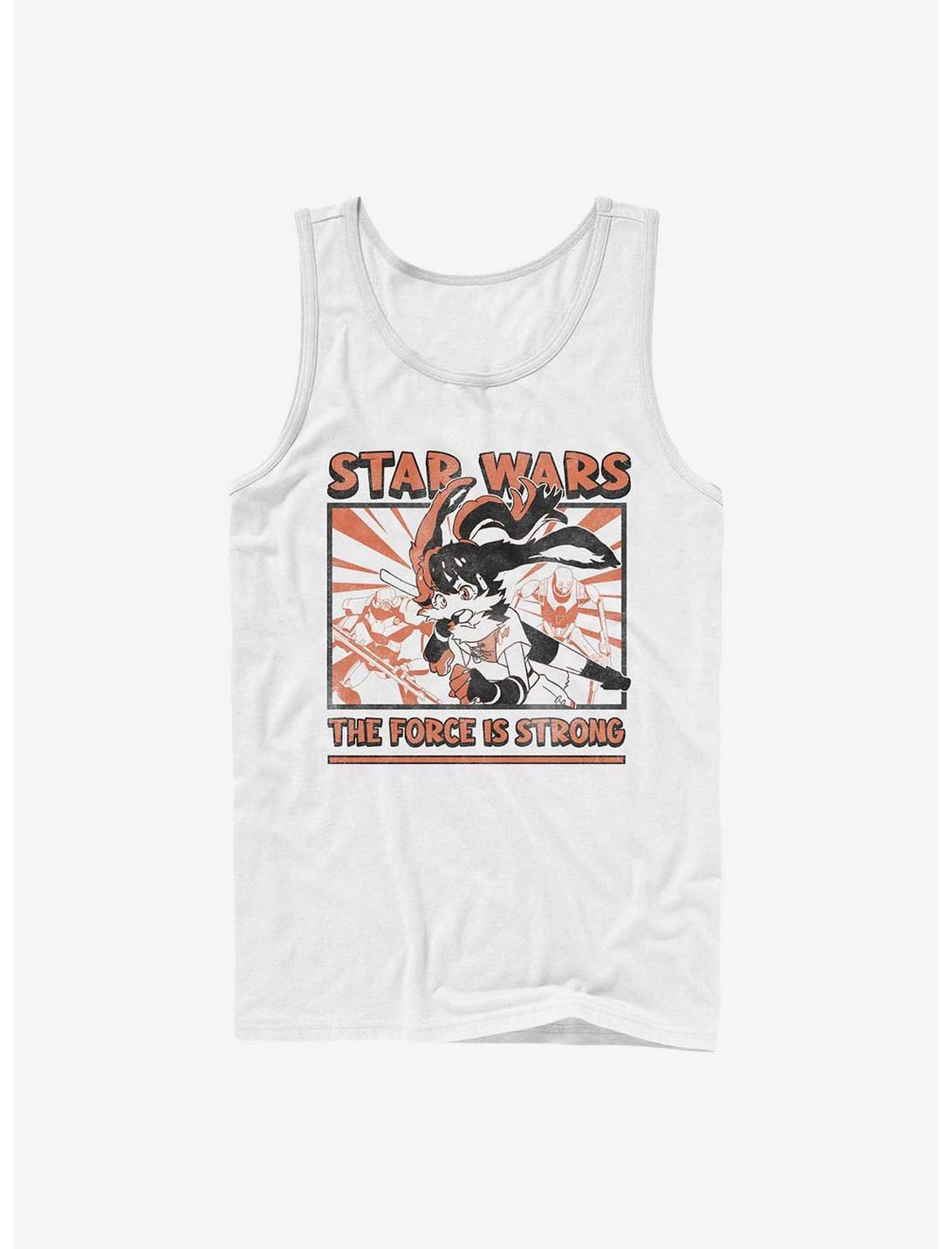 Star Wars: Visions The Force Is Strong In Lop Tank Top, WHITE, hi-res
