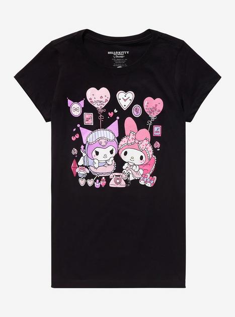 My Melody & Kuromi Slumber Party Girls T-Shirt Plus Size | Hot Topic