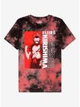 My Hero Academia Kirishima Red Tie-Dye Boyfriend Fit Girls T-Shirt, MULTI, hi-res
