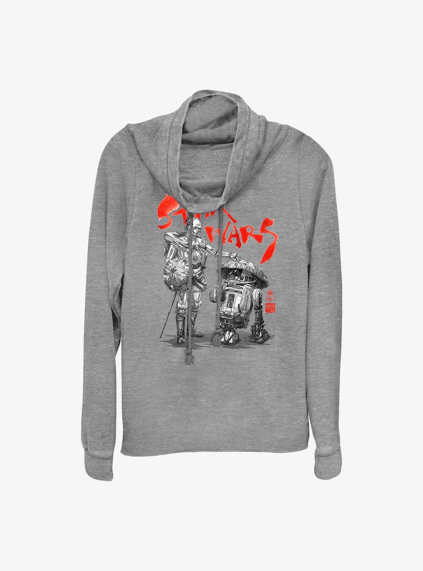 Star Wars: Visions Anime Droids Cowlneck Long-Sleeve Girls Top, , hi-res