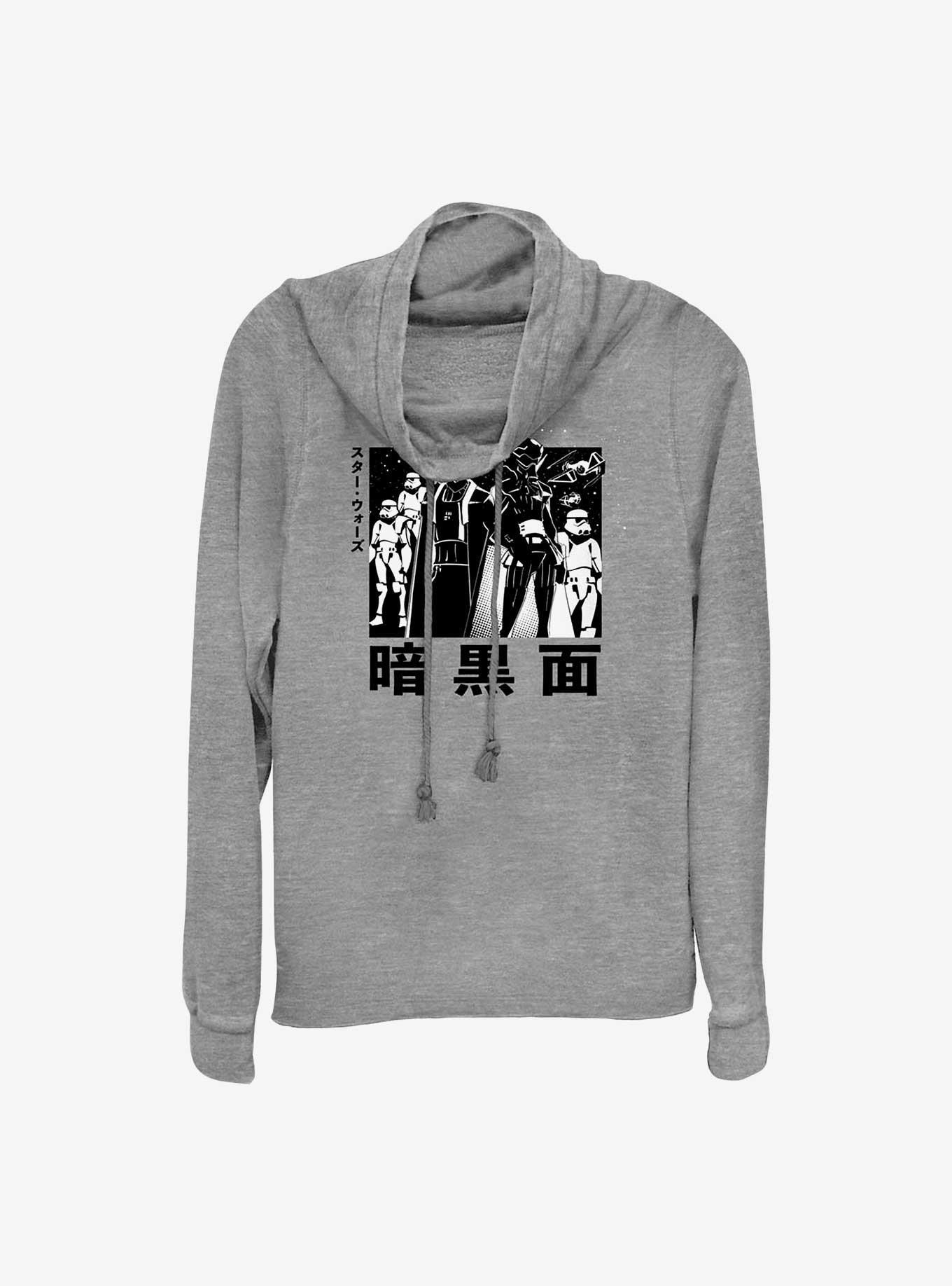 Star Wars: Visions Dark Side Anime Cowlneck Long-Sleeve Girls Top, , hi-res